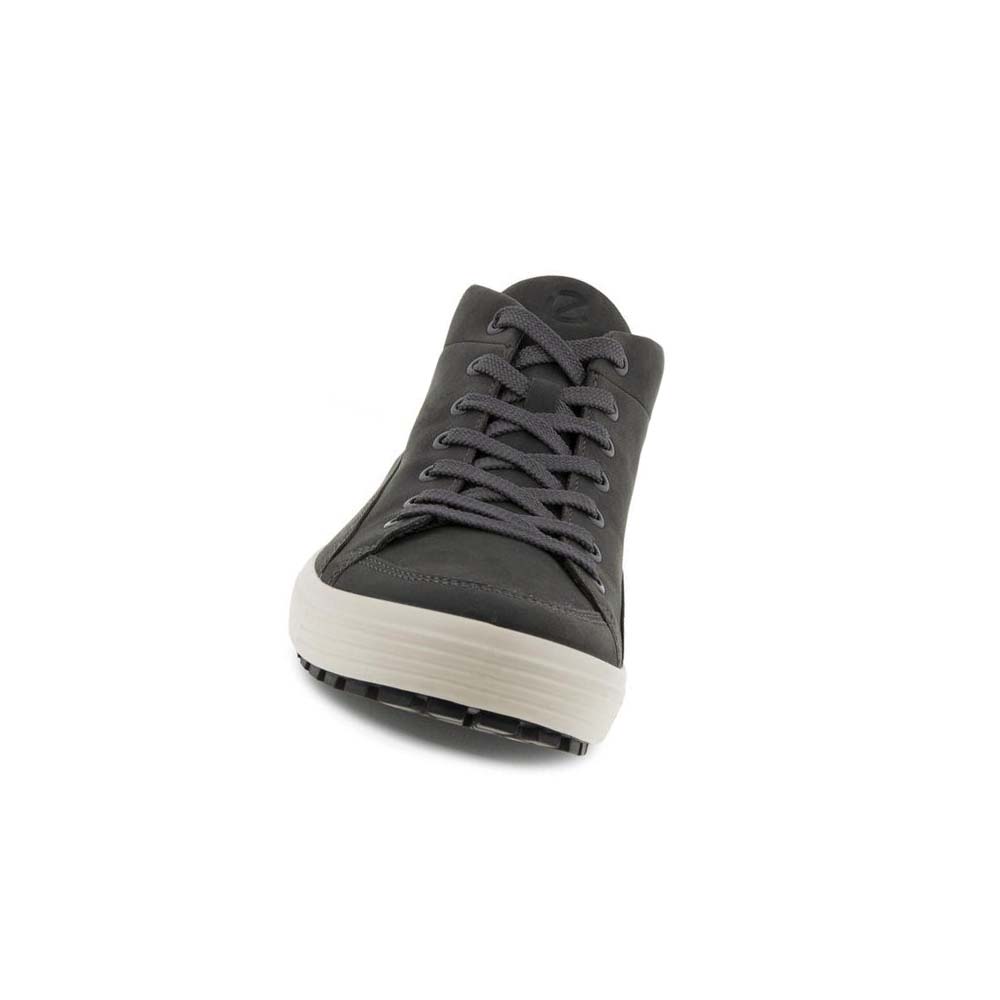 Men's Ecco Soft 7 Tred Urban Casual Shoes Black | Canada 484VRW